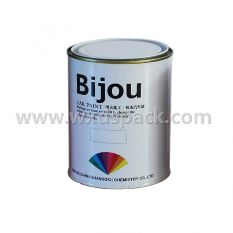 6 Pots De Peinture Vides En Métal – 1000 Ml – Couvercles Hermétiques – Pour Stockage Peinture, Solvants, Colle