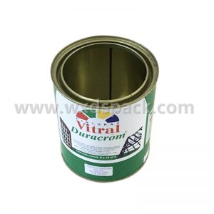 Pots de peinture ronds ouverts, 1 litre